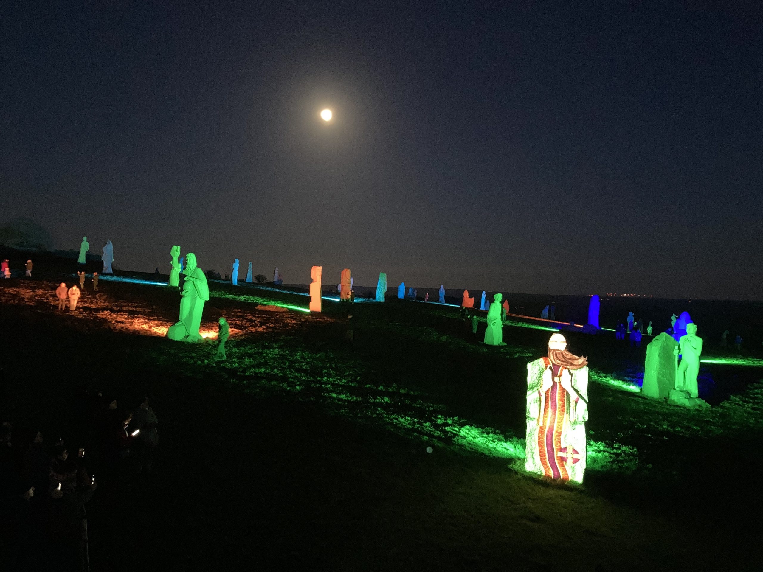 Illumination du site à la St Patrick